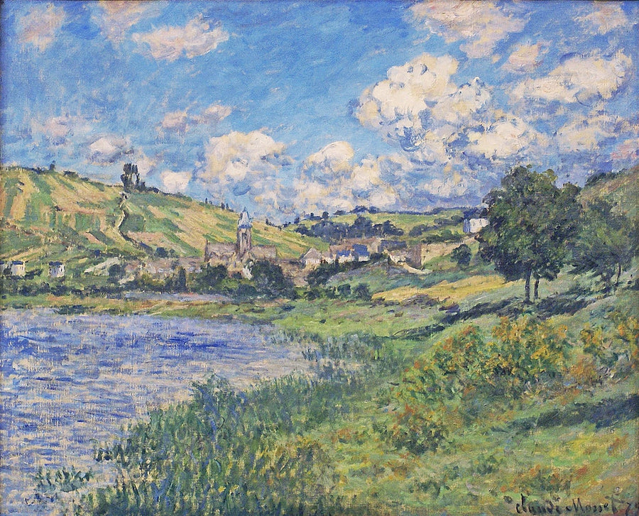 Paesaggio. Vétheuil W526 - Claude Monet