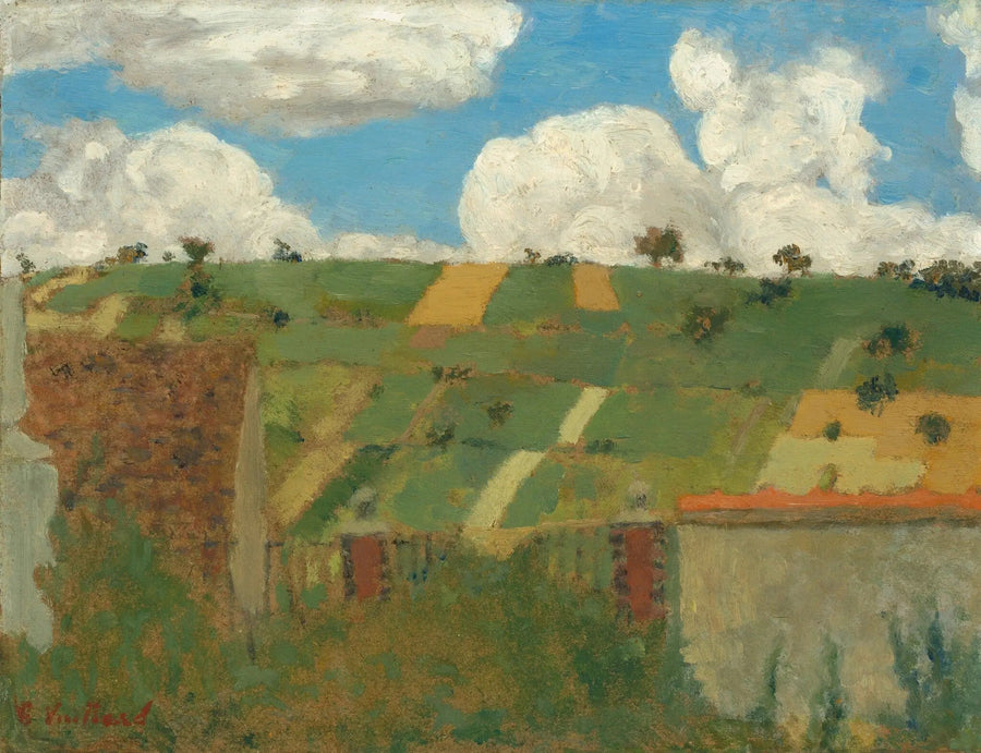 Paesaggio, Villeneuve-sur-Yonne - Édouard Vuillard