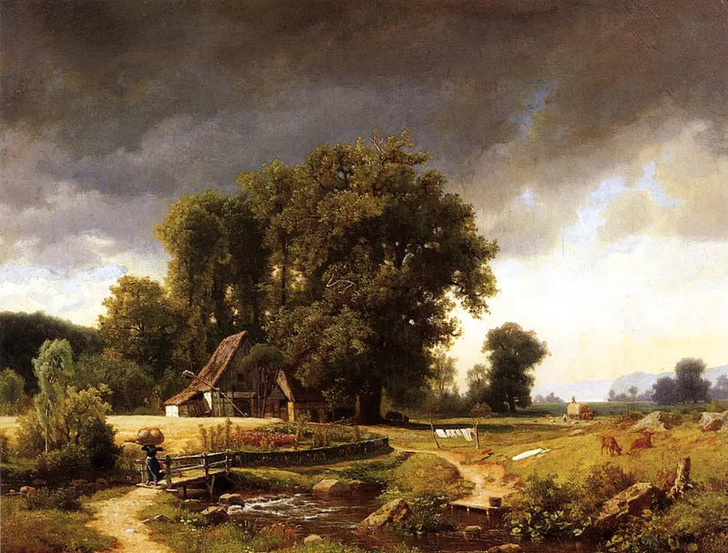 Paesaggio westphalien - Albert Bierstadt