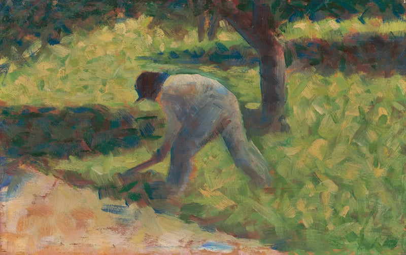 Contadino con un zappa - Georges Seurat