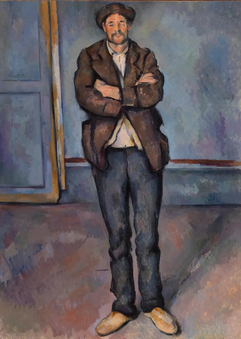 Contadino in piedi, con le braccia incrociate - Paul Cézanne