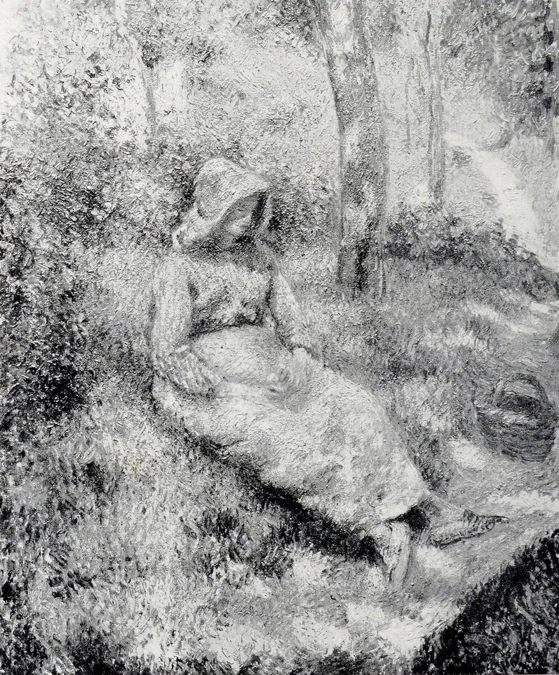 Contadina seduta - Camille Pissarro