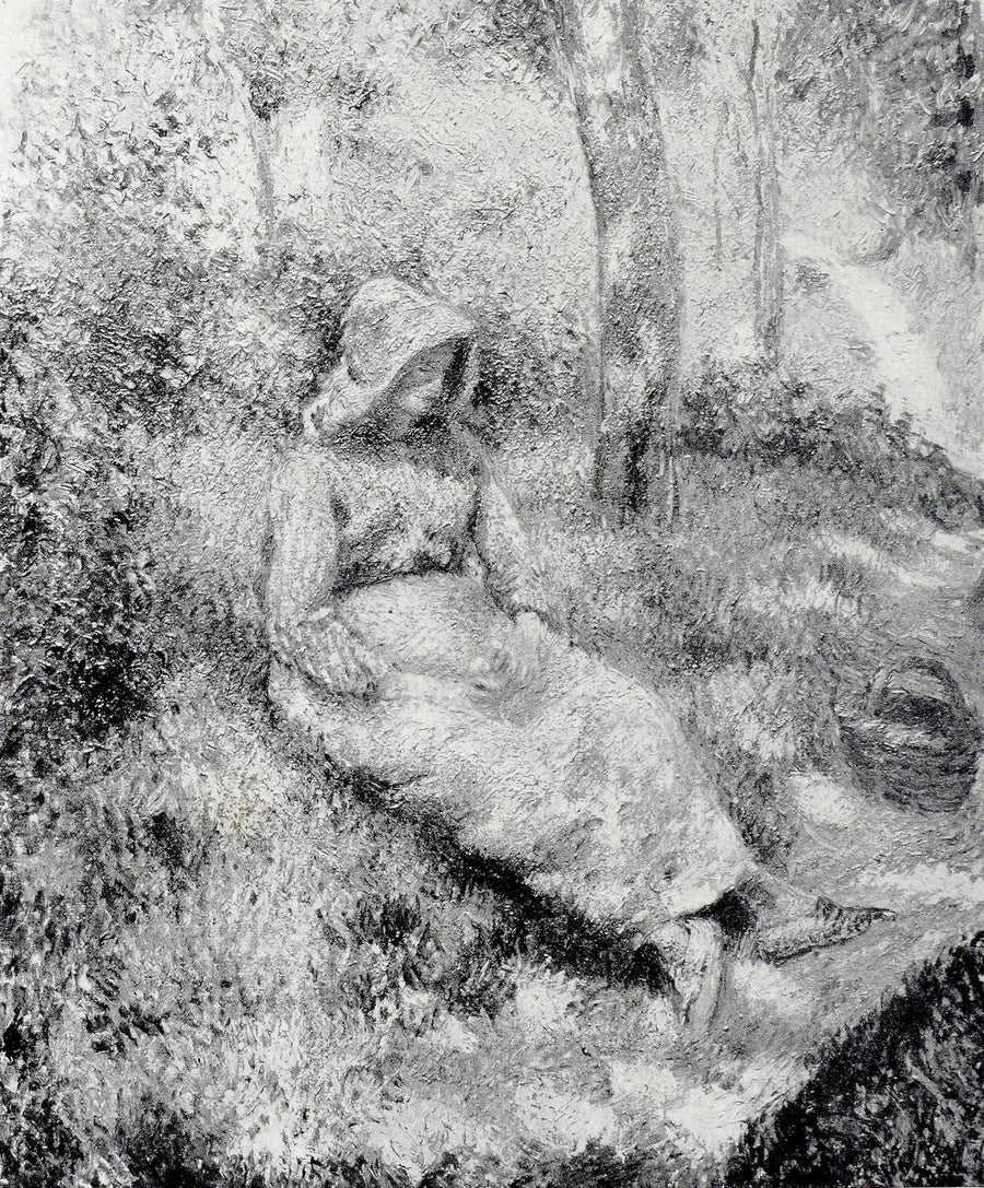 Contadina seduta - Camille Pissarro