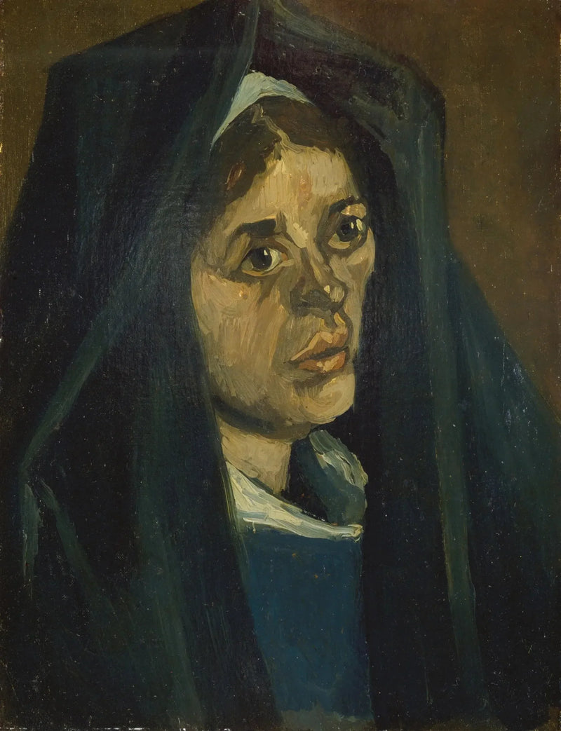 Contadina con scialle verde - Vincent van Gogh