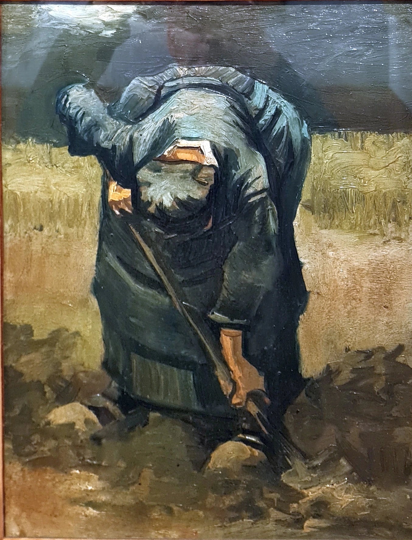 Paysanne creusant F95a JH899 — Vincent van Gogh