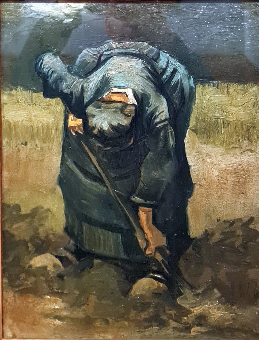 Contadina che scava - Vincent van Gogh