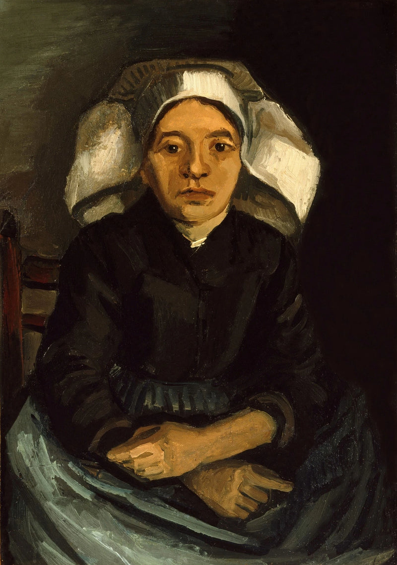 Contadina, mezza figura, seduta - Vincent van Gogh