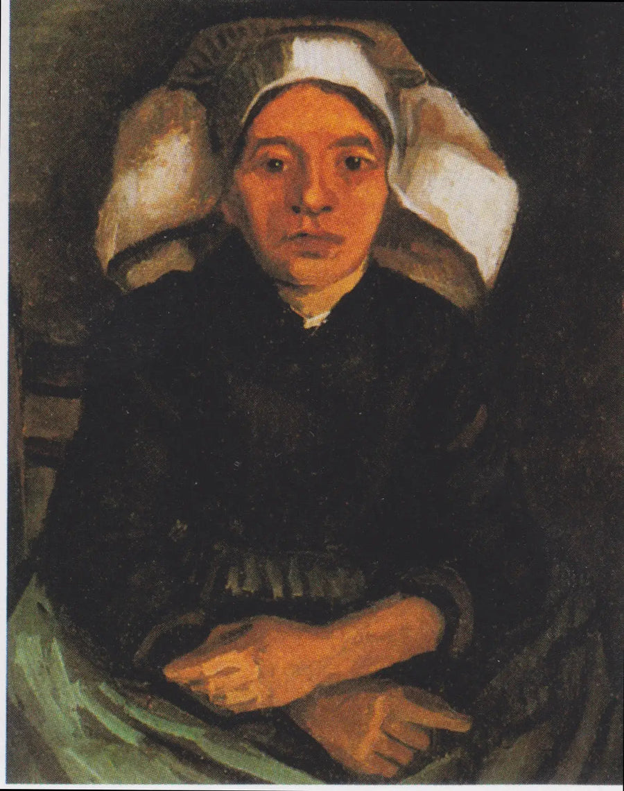 Contadina, mezza figura, seduta - Vincent van Gogh