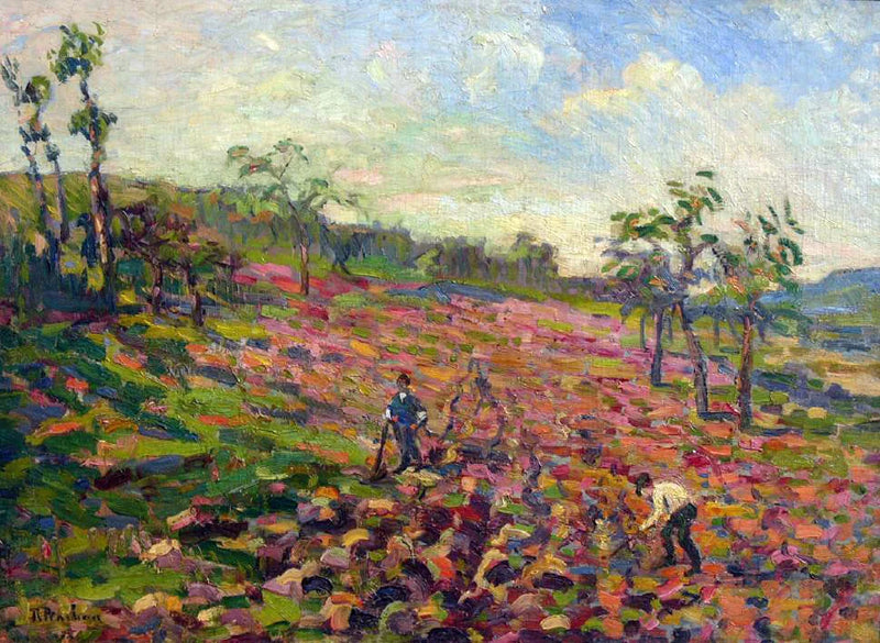 Contadini nei campi - Robert Antoine Pinchon