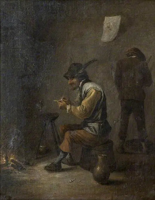 Contadini in un interno - David Teniers il Giovane