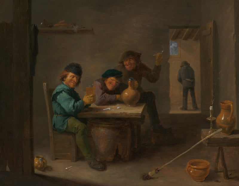 Contadini in una taverna - David Teniers il Giovane