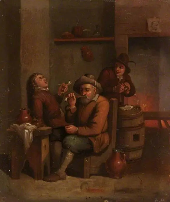 Contadini che fumano in una locanda - David Teniers il Giovane
