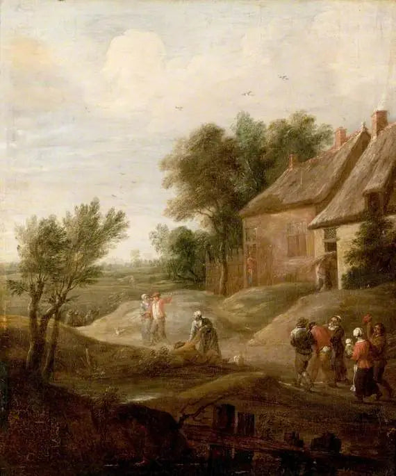 Contadini ubriachi che tornano a casa - David Teniers il Giovane