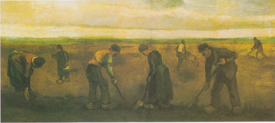 Contadini che piantano patate - Vincent van Gogh