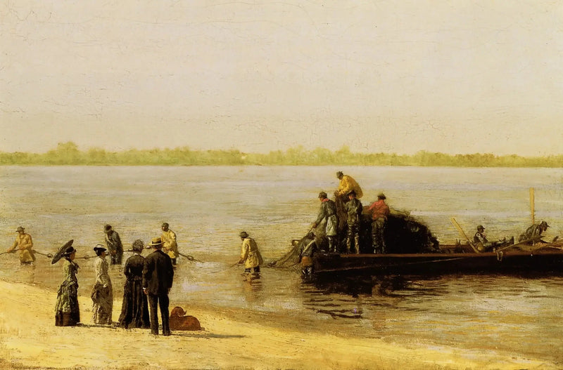 Pesca all'alosa a Gloucester sul fiume Delaware - Thomas Eakins