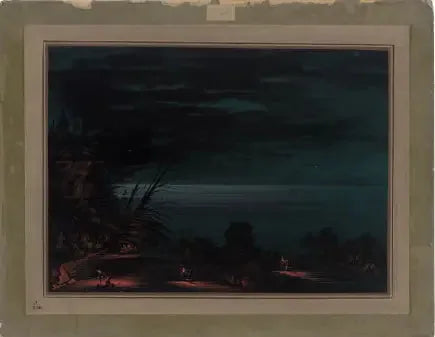 Pesca al salmone con arpione - Ottawa - George Catlin