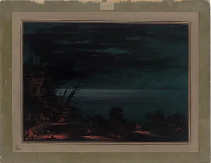 Pêche au saumon au harpon - Ottawa - George Catlin - Alpha Reproduction