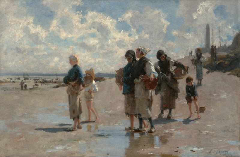 Pesca delle ostriche a Cancale - John Singer Sargent
