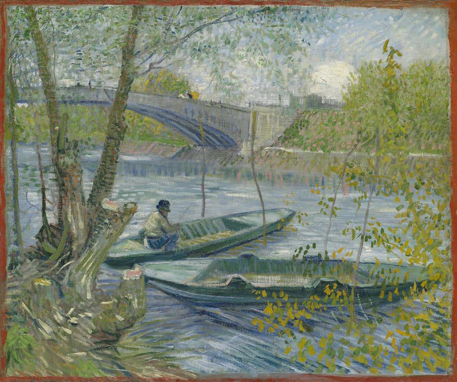 La pesca in primavera al ponte di Clichy - Vincent van Gogh