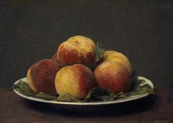 Pesche su un piatto - Henri Fantin-Latour