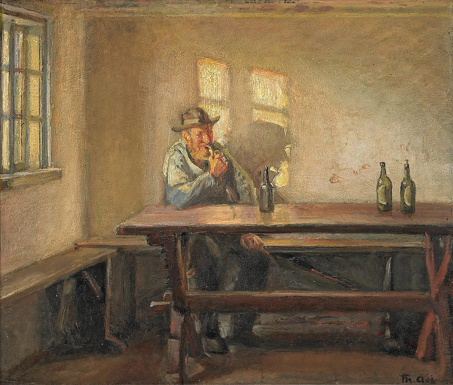 Pescatore nella bottega di Bründum. -Michael Peter Ancher