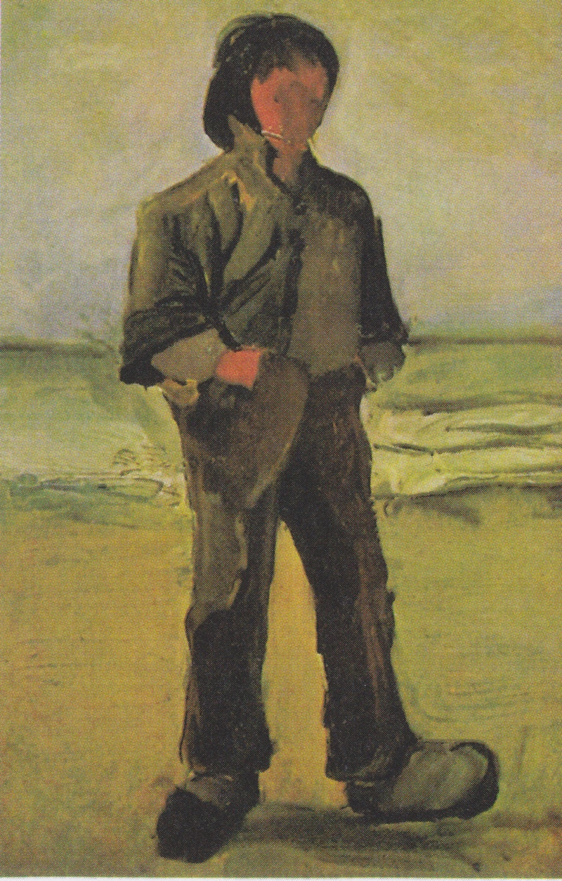 Pescatore sulla spiaggia - Vincent van Gogh