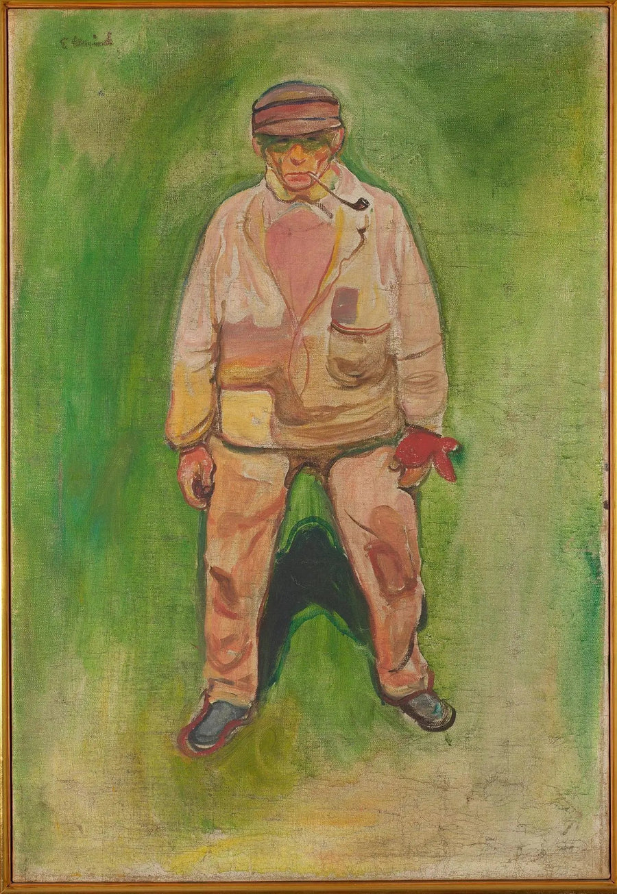 Pescatore su un prato verde - Edvard Munch