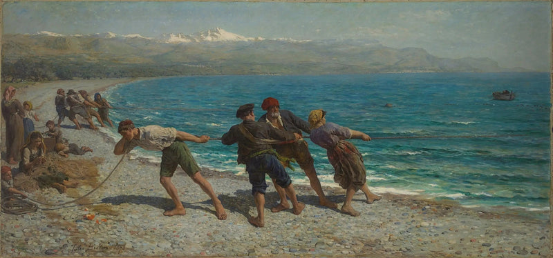 Pescatori a Menton - Jules Breton
