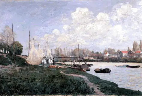 Pescatori che stendono le loro reti - Alfred Sisley