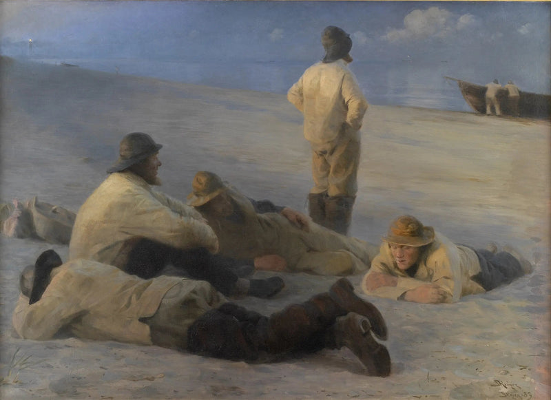 Pescatori sulla spiaggia di Skagen - Peder Severin Krøyer