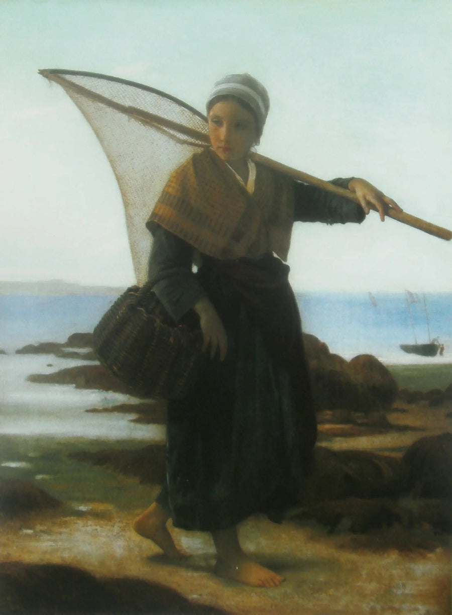 Pescatrice di gamberi - Bouguereau