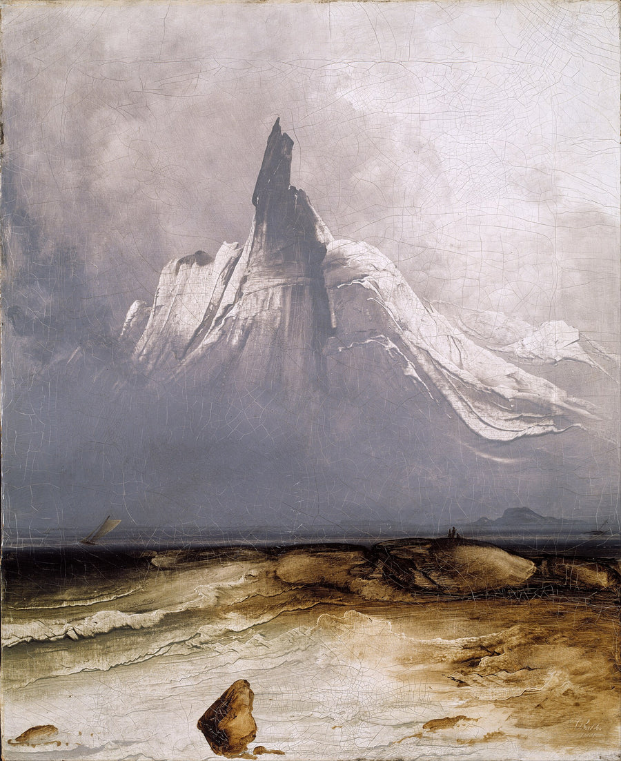 Le Mont Stetind dans la brume - Peder Balke
