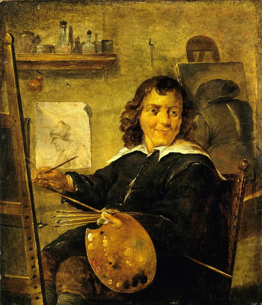 Pittore nel suo atelier - David Teniers il Giovane