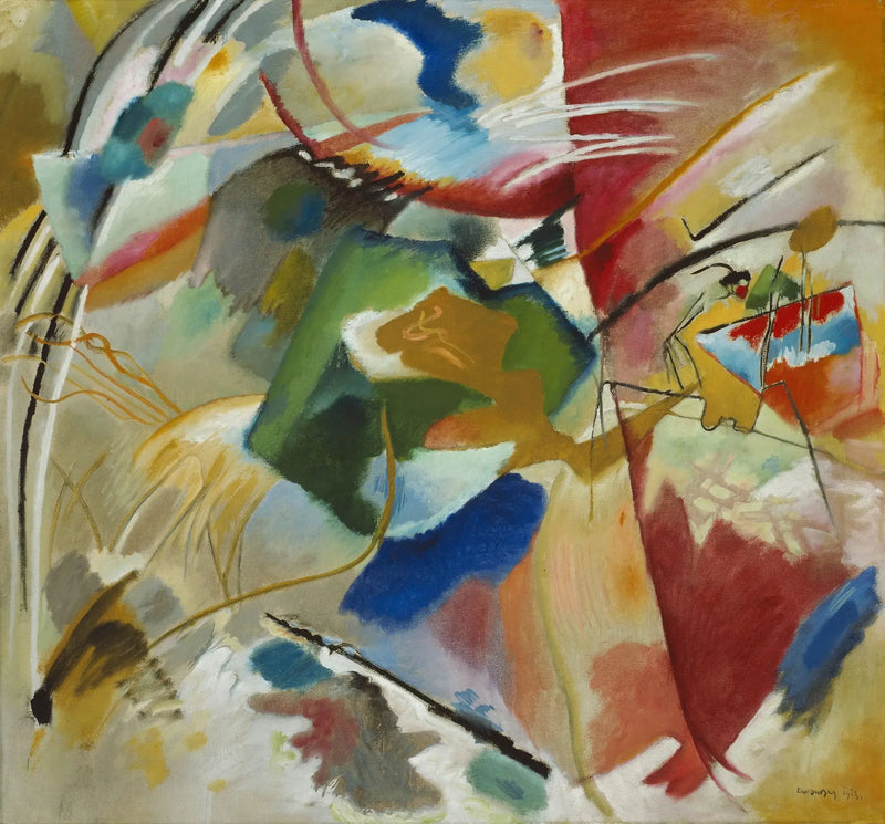 Pittura con centro verde - Vassily Kandinsky