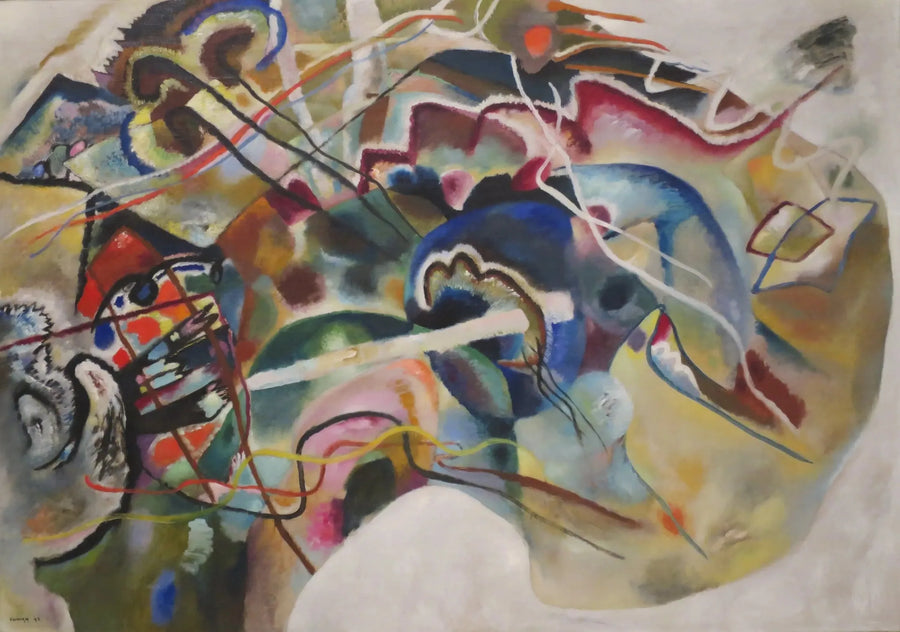 Pittura con bordo bianco - Vassily Kandinsky