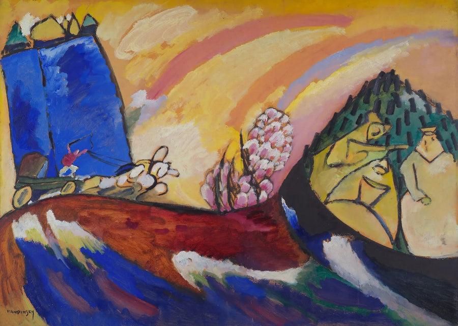 Pittura con Troïka - Vassily Kandinsky