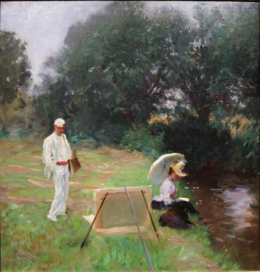 Dipinto del bunker di Dennis Miller a Calcot - John Singer Sargent
