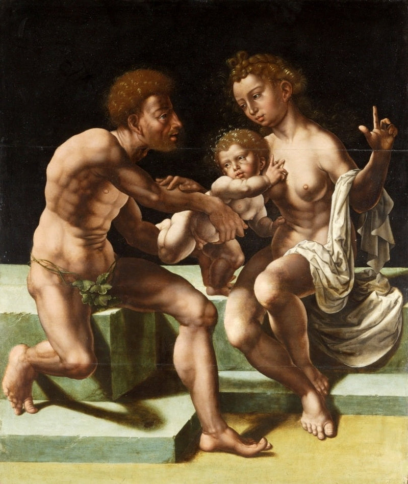 Pélée e Teti con il giovane Achille. - Jan Gossaert