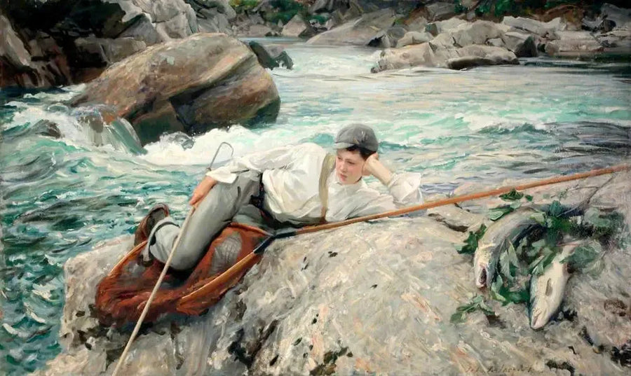 Durante le sue vacanze, Norvegia - John Singer Sargent