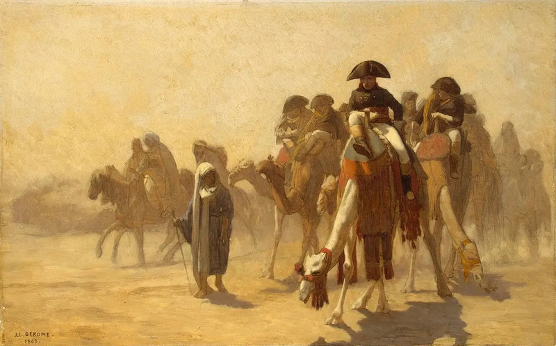 Pendente Napoleone la sua campagna in Egitto - Jean-Léon Gérôme