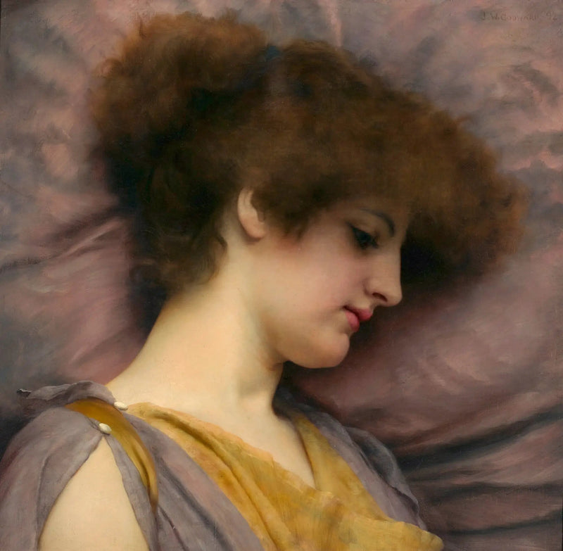 Pensées lontane (Rose Pettigrew) - John William Godward