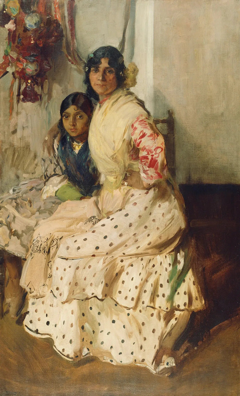 Pepilla la gitana e sua figlia - Joaquín Sorolla