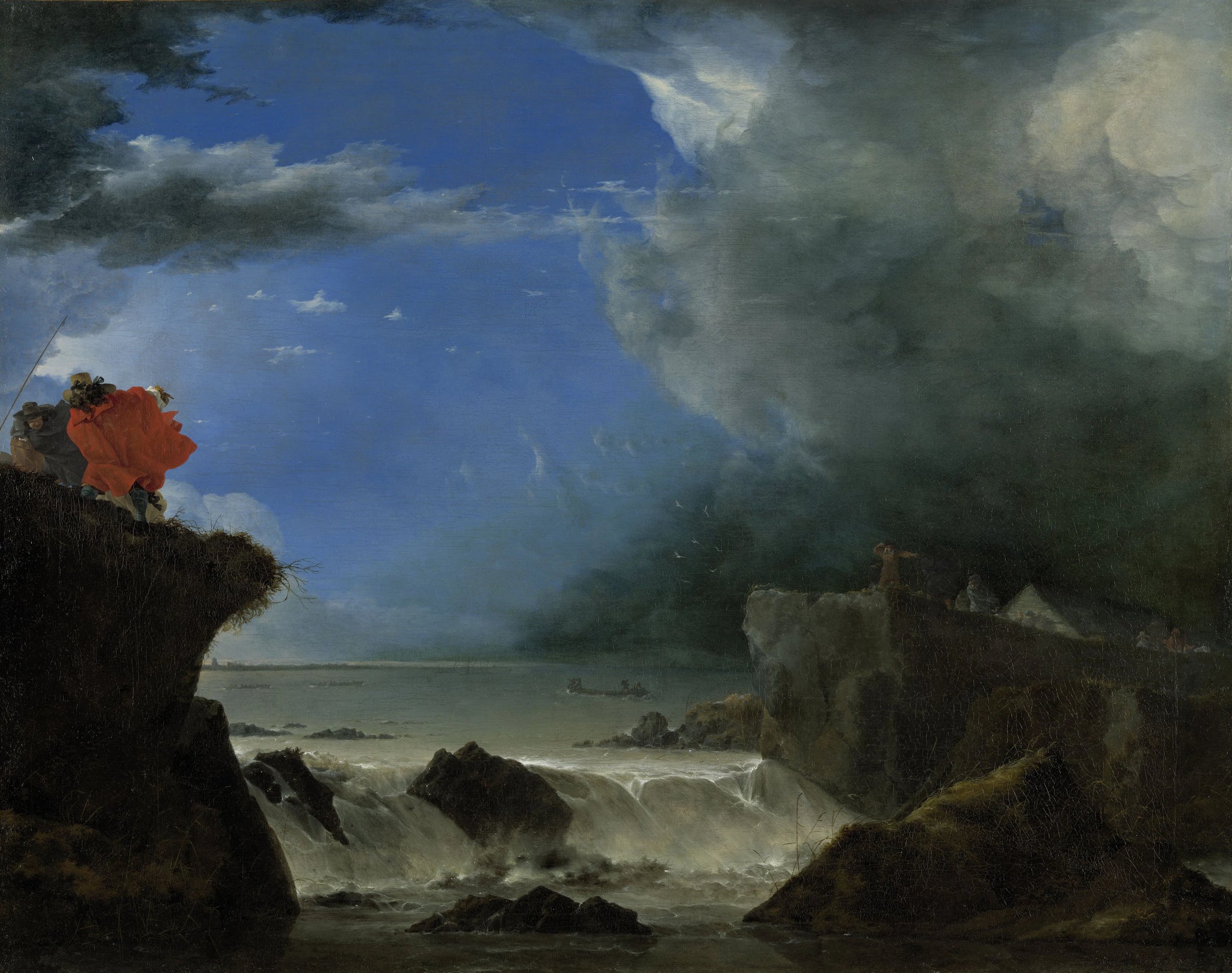 La percée du Sint Anthonisdijk à Amsterdam - Jan Asselyn