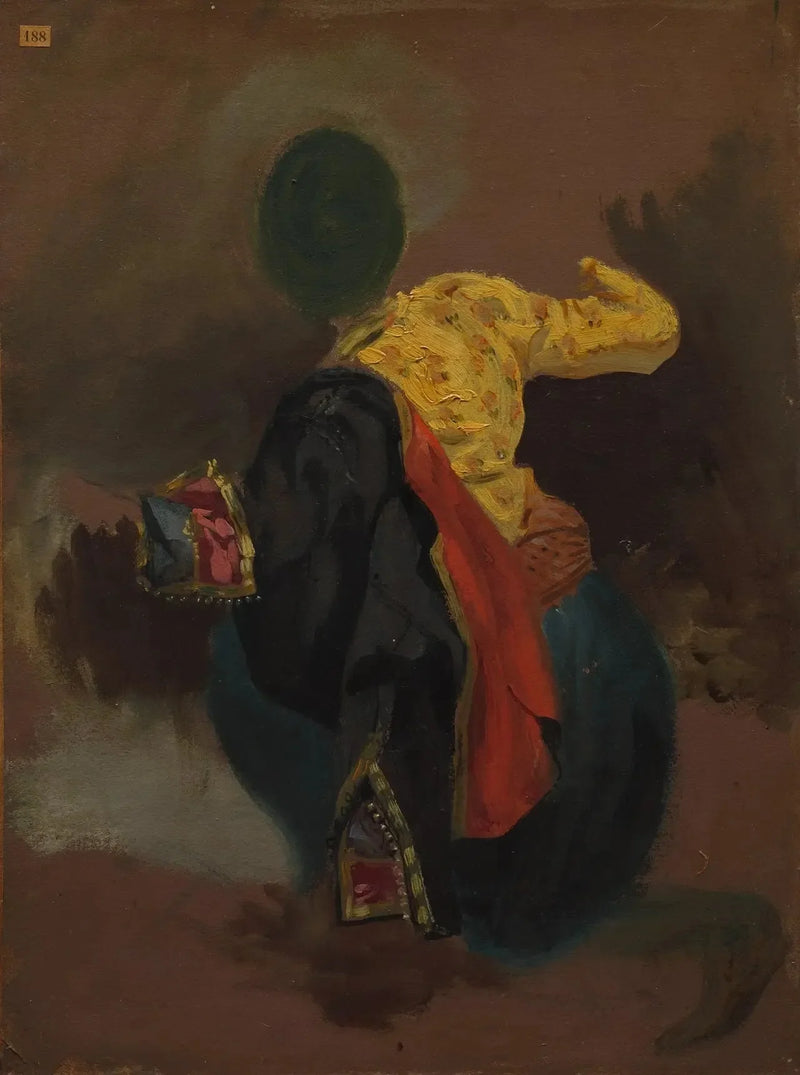 Personaggio in costume turco - Eugène Delacroix