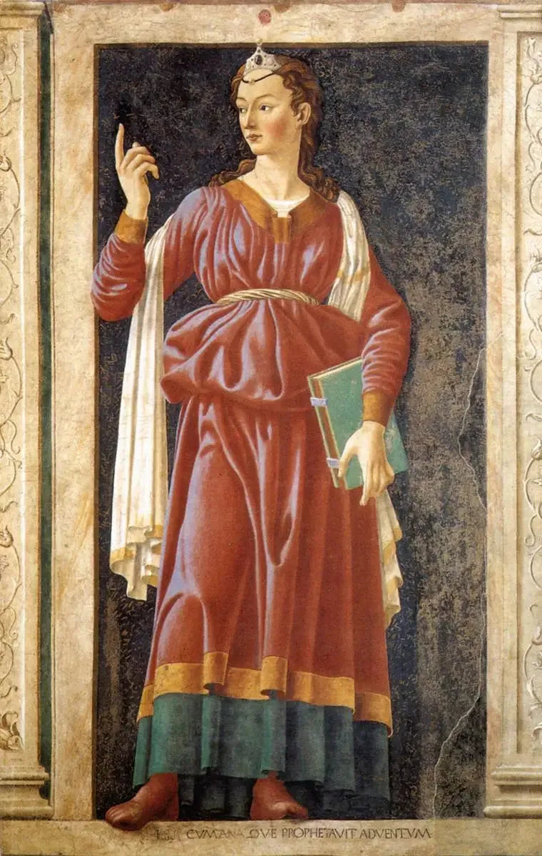 Personaggi famosi : la Sibilla di Cuma - Andrea del Castagno