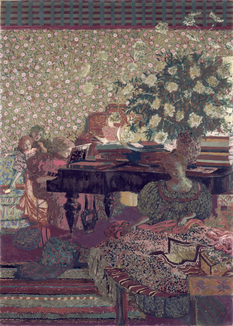 Personaggi in un interno. La musica - Édouard Vuillard