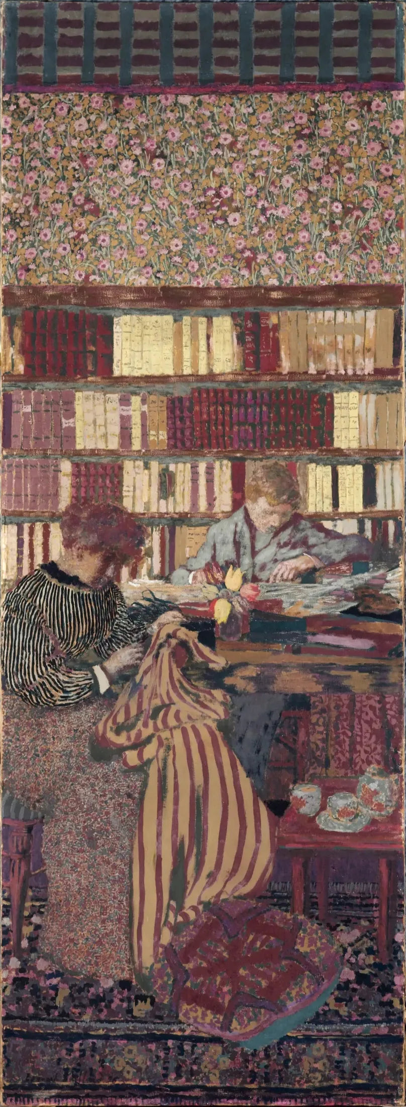 Personaggi in un interno. Le travail - Édouard Vuillard