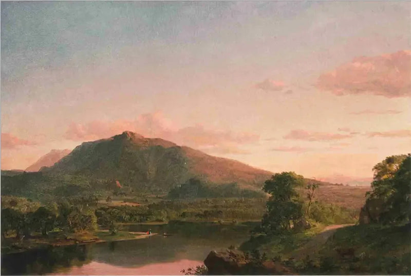 Personaggi in un paesaggio del New England - Frederic Edwin Church