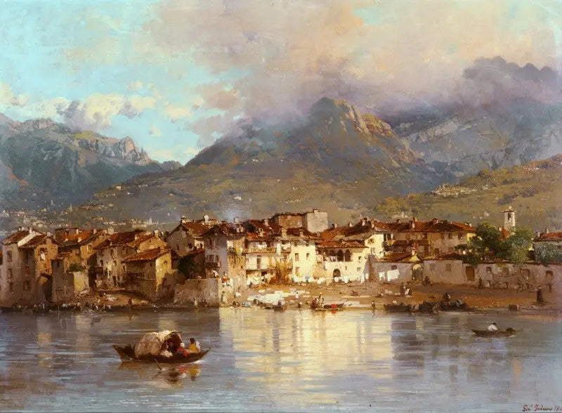 Pescarenico, quartiere di Lecco - Gerolamo Induno