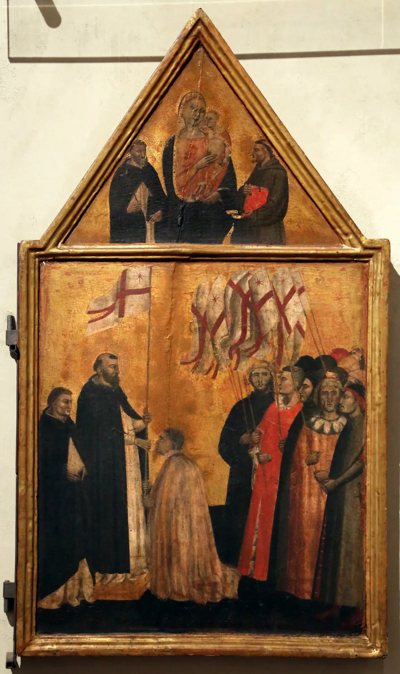 Peter Matyr Dona lo Standard alla Misericordia - Andrea Orcagna